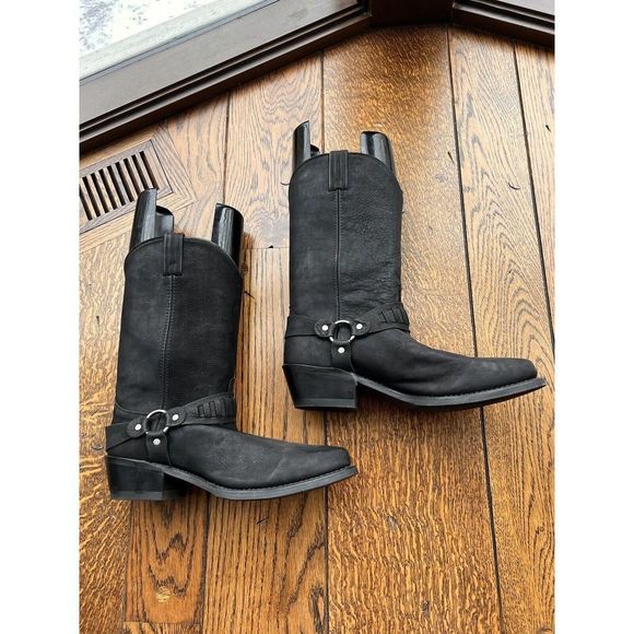Black Leather Men\'s Boots main image 7